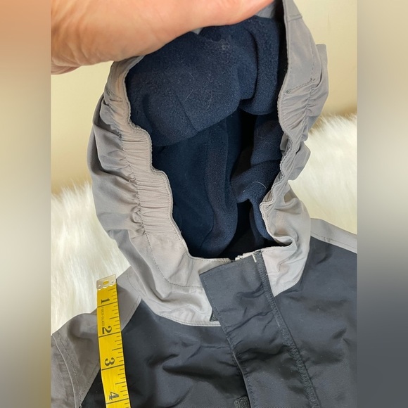 Lands' End squall waterproof insulated Black and Gray Jacket - Picture 14 of 15